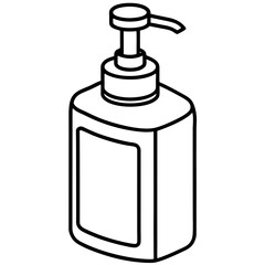 Clean Design Soap Bottle Icon