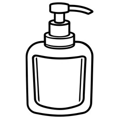 Clean Design Soap Bottle Icon