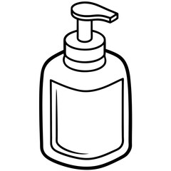 Clean Design Soap Bottle Icon