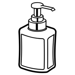 Clean Design Soap Bottle Icon