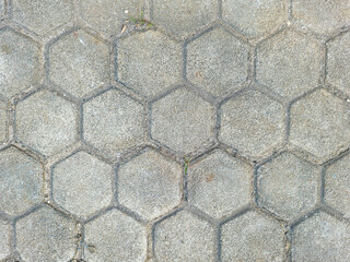 Close - up street cement block floor background	