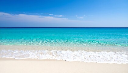 Fototapeta premium Tranquil beach scene