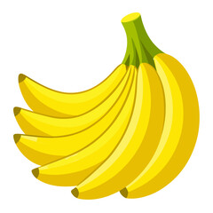 bananas isolated on white background