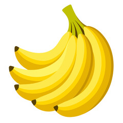 bananas isolated on white background