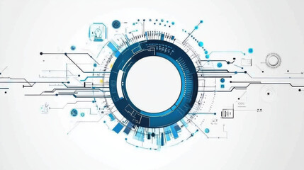 Obraz premium Abstract technological background various