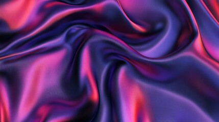 Obraz premium Silky Fabric with Flowing Folds in Dynamic Vibrant Colors