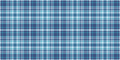 Seamless blue and teal plaid pattern.  Perfect for textile design, website backgrounds, or apparel.  This classic check evokes feelings of comfort and style.