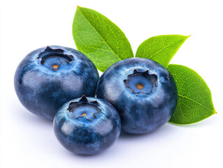 Obraz premium blueberry fruits isolated on white background