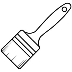 Elegant Brush Stroke Outline Vector