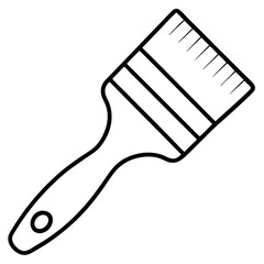 Elegant Brush Stroke Outline Vector