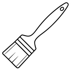 Elegant Brush Stroke Outline Vector