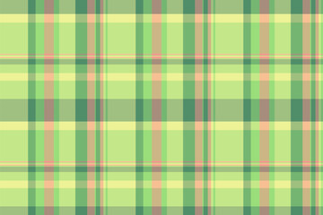 Seamless plaid pattern in shades of green and beige. Modern, clean design ideal for backgrounds, textiles, or web design. Versatile and eyecatching texture.