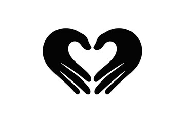 Fototapeta premium Hands Forming Heart Shape love care