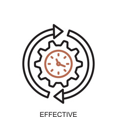 Change Management Effective illustration for change management concept
