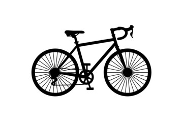 Fototapeta premium Racing bicycle outline transport vehicle