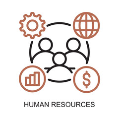 Change Management Human Resources illustration for change management concept