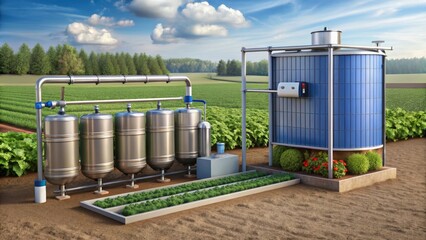 Advanced Irrigation System for Sustainable Agriculture Utilizing Water Reclamation and Solar Energy