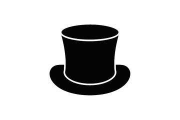 Tall Top Hat Silhouette formal wear headwear