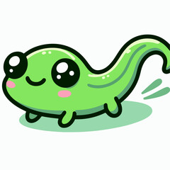 cute tadpole illustration 