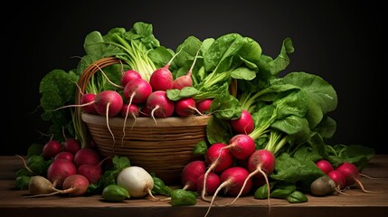 A photo of a collection of different types of radish