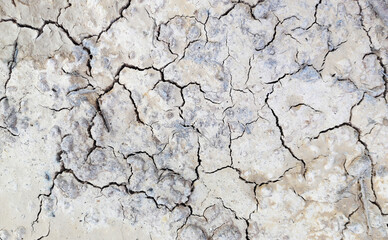 The ground has cracks in the top view for the background