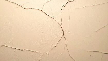 Close Up Beige Wall Texture with Cracks and Detailed Rough Surface
