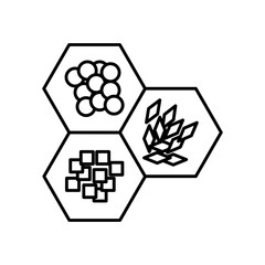 Colorful Beads Line Icon: Jewelry Making & Crafting Supplies Outline