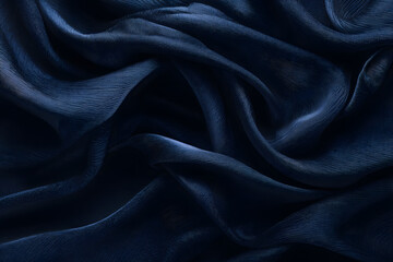 Fototapeta premium Deep navy textile pattern backdrop