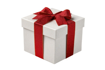 Fototapeta premium Holiday spirit unwrapped close-up of gift box celebration photography. Isolated on transparent background, png.