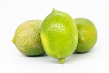 Lemon on a white background,v