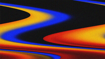 abstract background with blue, gold, yellow, orange colors with a noisy texture