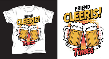 Beer graphic t shirt design print