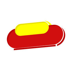 Modern price tag templates for discount sales. price tags for retail and stores, bakeries, electronics stores, creative promotional labels, discounted price labels. yellow and red round price tag