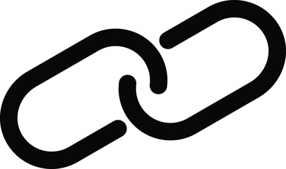 Minimal Connected Chain Link Icon