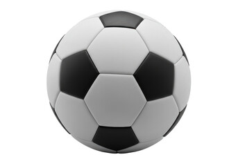 Fototapeta premium Isolated Classic Black and White Soccer Ball Illustration