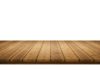 Isolated Wooden Table