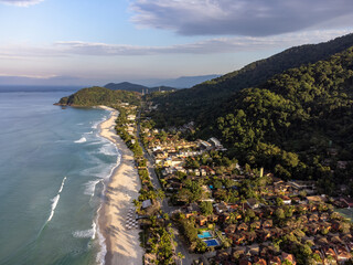 The beautiful tropical beach village of Juquehy