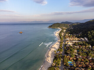 The beautiful tropical beach village of Juquehy