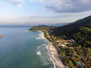 The beautiful tropical beach village of Juquehy