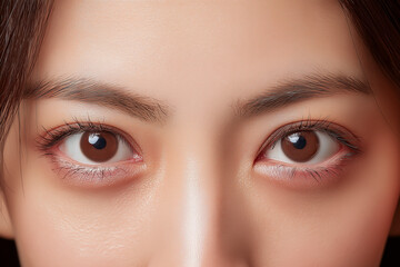 Fototapeta premium 若い女性のクローズアップ