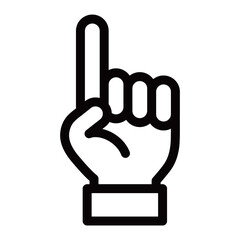 シンプルな指差しアイコン　イラスト　手　注目　確認　ポイント　アドバイス　チェック　指を差す　重要