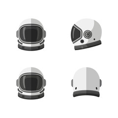 space helmet Vector Art – Space and Astronomy Concept flat style