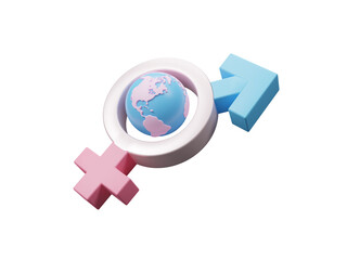 World Sexual Health Day icon isolated on transparent background, health check impotence or sexual dysfunction consult a doctor and disease treatment. Medication for erectile dysfunction. 3d rendering