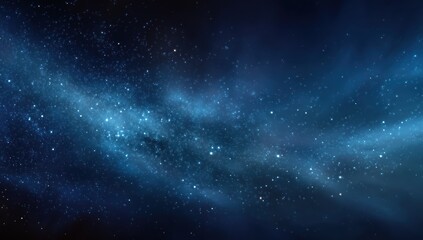 Obraz premium Starry Night Sky with Milky Way for Astronomy and Space-themed Projects