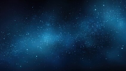 Naklejka premium Stunning Deep Blue Starry Sky Background for Digital Design and Cosmic-themed Projects