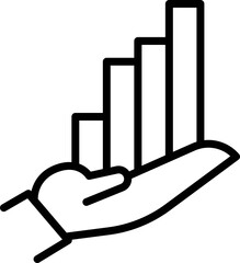 growth outline icon