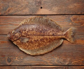 Sole - Flatfish, on the table, with space for copying
