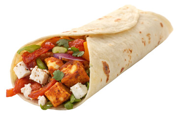  Spicy Paneer Roll Transparent