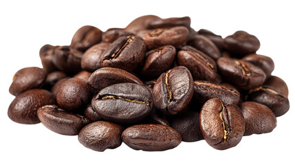 Naklejka premium Roasted Coffee Beans Pile