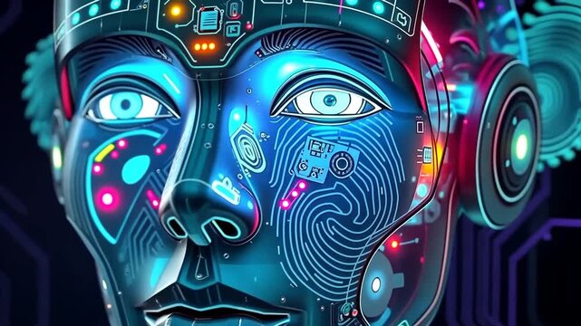 carnival mask on the background of the sky
